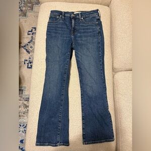 Madewell Mid rise kick out jeans